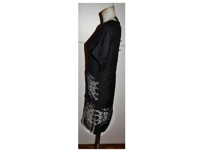 Thomas Wylde Seidenkleid Schwarz Größe S - Ansicht 3