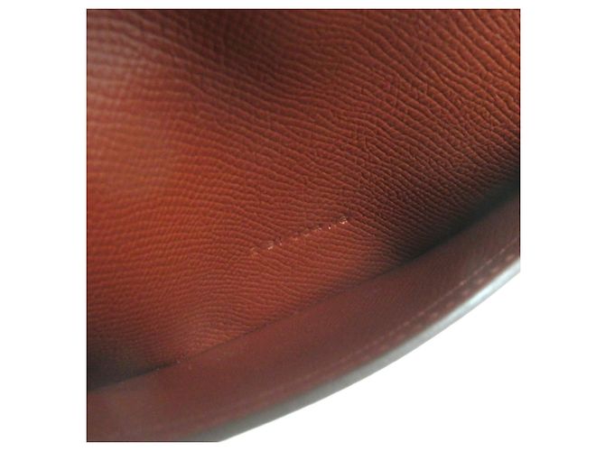 Hermès Cartera de cuero de cocodrilo HERMES Roja - vista 12
