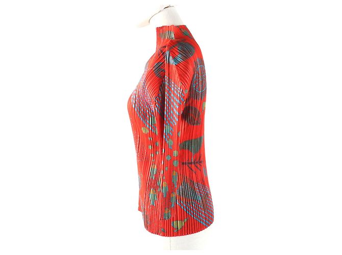 Issey Miyake Animal Pattern Jacket Orange - view 2
