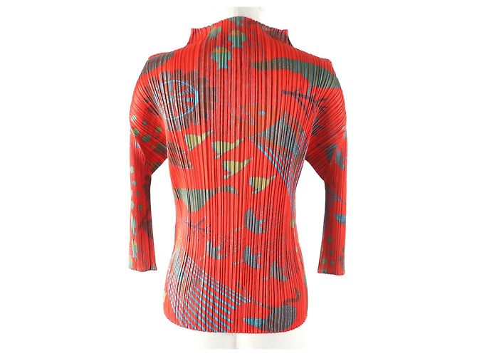 Issey Miyake Animal Pattern Jacket Orange - view 3