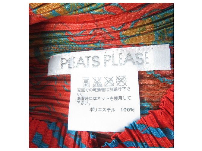 Issey Miyake Animal Pattern Jacket Orange - view 5