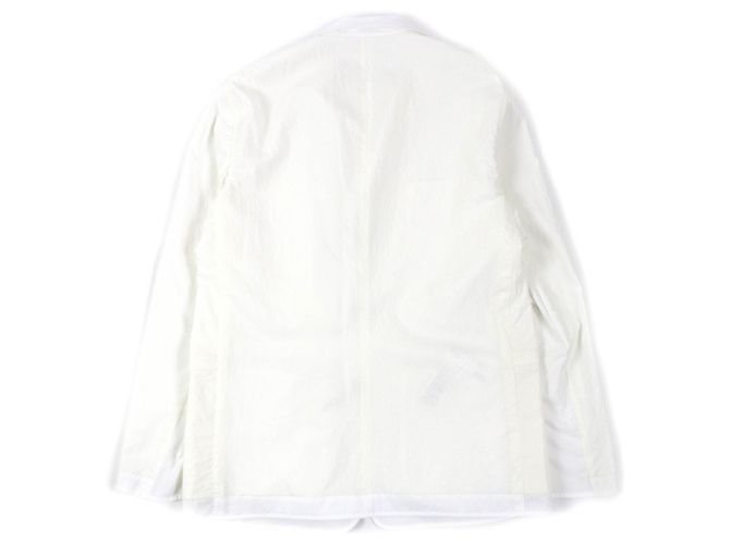 Hermès Chaqueta de estadio reversible HERMES blanca 52 Blanco Blanco roto - vista 3