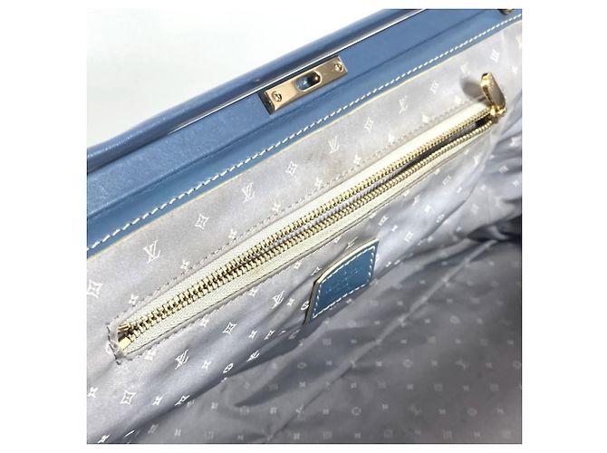 Borsa tote GM Suhali Angenieux di Louis Vuitton Blu - vista 14