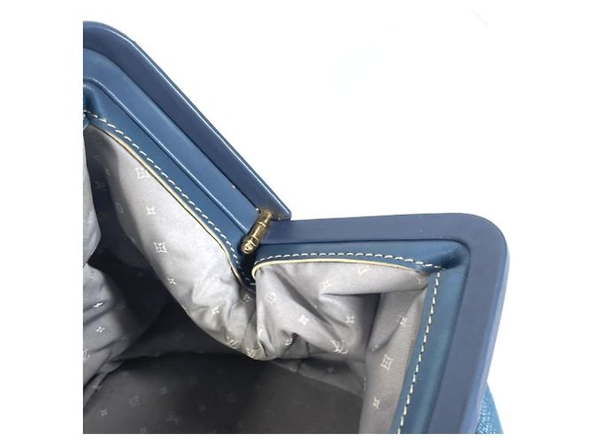 Borsa tote GM Suhali Angenieux di Louis Vuitton Blu - vista 15