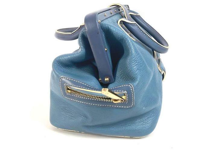 Borsa tote GM Suhali Angenieux di Louis Vuitton Blu - vista 3