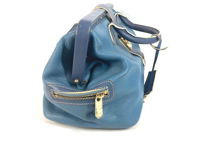 Borsa tote GM Suhali Angenieux di Louis Vuitton Blu - vista 4