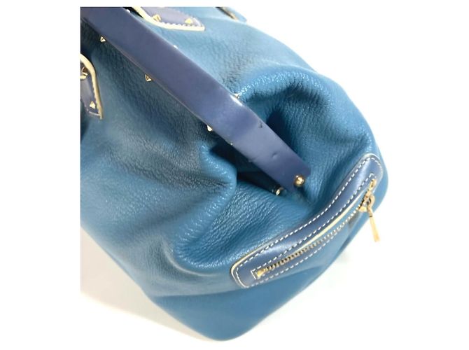 Borsa tote GM Suhali Angenieux di Louis Vuitton Blu - vista 8