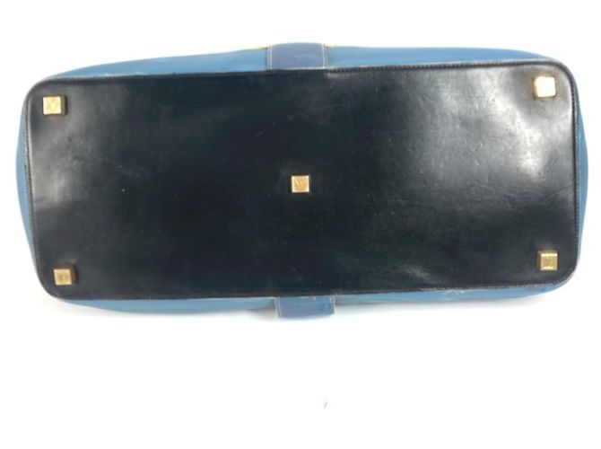Borsa tote GM Suhali Angenieux di Louis Vuitton Blu - vista 9