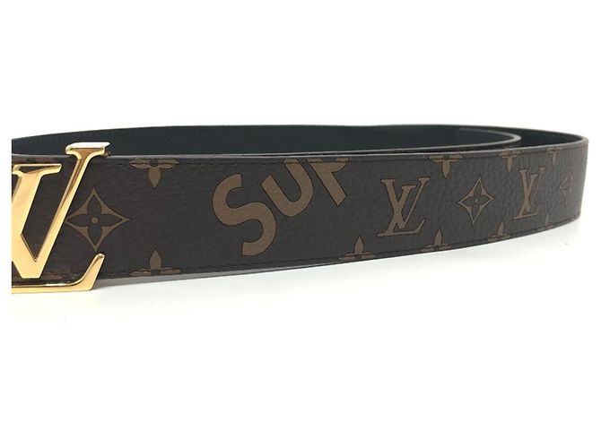 Louis Vuitton Monogram Leder Gürtel Braun - Ansicht 2