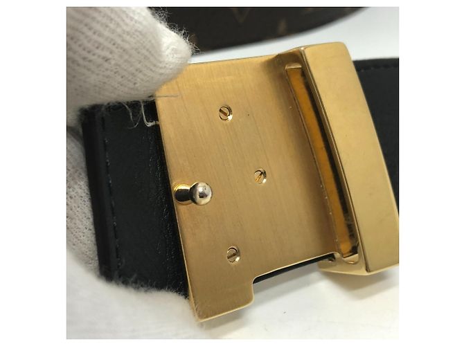 Louis Vuitton Monogram Leder Gürtel Braun - Ansicht 4