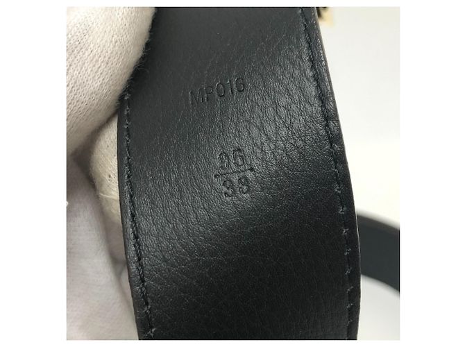 Louis Vuitton Monogram Leder Gürtel Braun - Ansicht 5