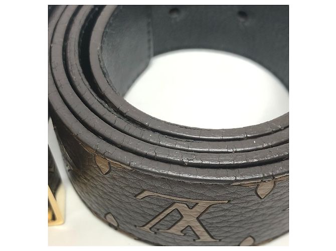 Louis Vuitton Monogram Leder Gürtel Braun - Ansicht 9