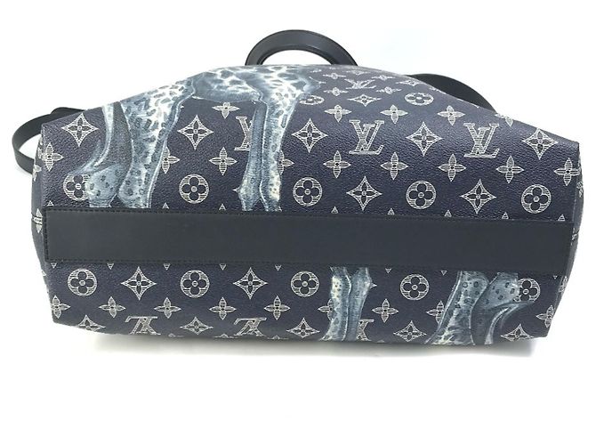 Borsa a Spalla Monogram Savane Louis Vuitton Blu navy - vista 5
