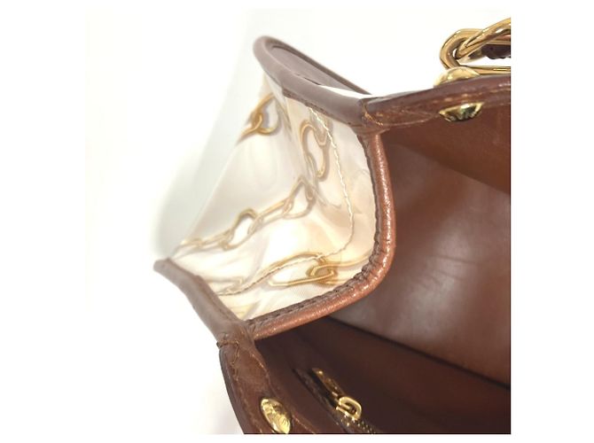 Borsa Hippo Monogram Charm Louis Vuitton Marrone Bianco - vista 10