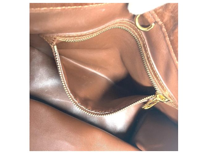 Borsa Hippo Monogram Charm Louis Vuitton Marrone Bianco - vista 11