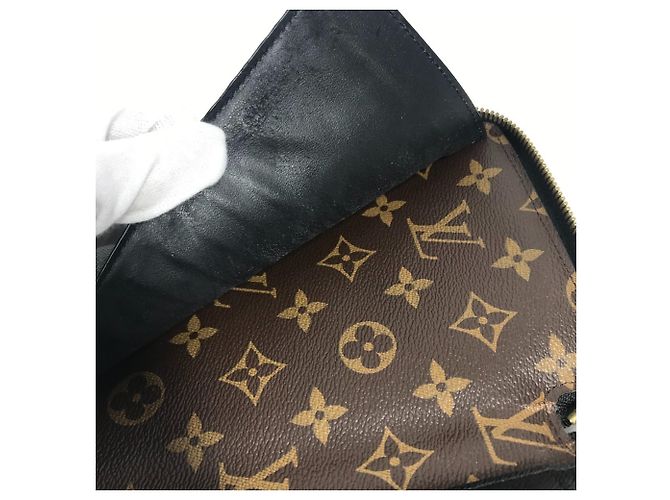 Louis Vuitton Monogram Macassar Daily Organizer Brown Black - view 14