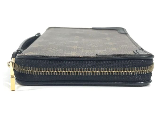 Louis Vuitton Monogram Macassar Daily Organizer Brown Black - view 4