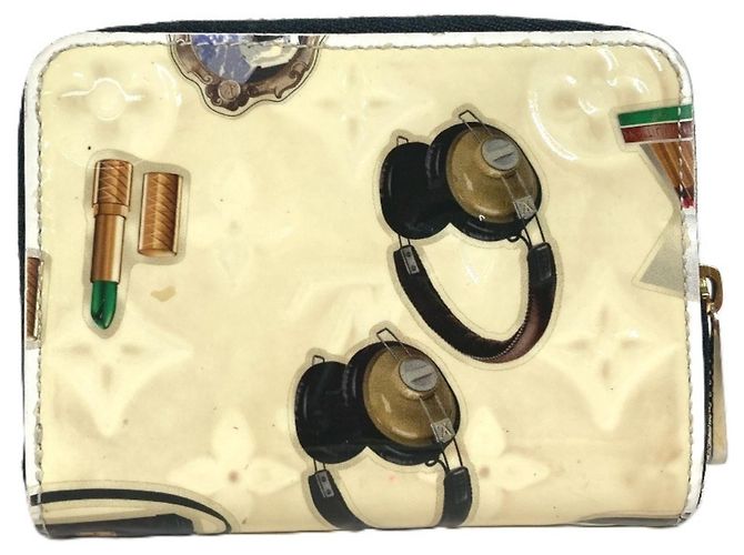 Louis Vuitton M50372 Nicolas Jescure Zipper Coin Purse Black White - view 2