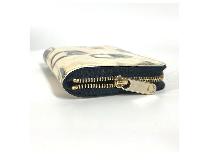 Louis Vuitton M50372 Nicolas Jescure Zipper Coin Purse Black White - view 4