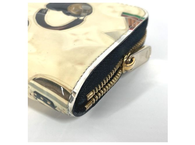 Louis Vuitton M50372 Nicolas Jescure Zipper Coin Purse Black White - view 5