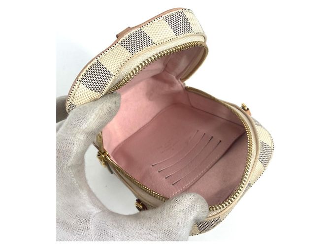 Bolso Neo Capy Damier Azur de Louis Vuitton Blanco - vista 9