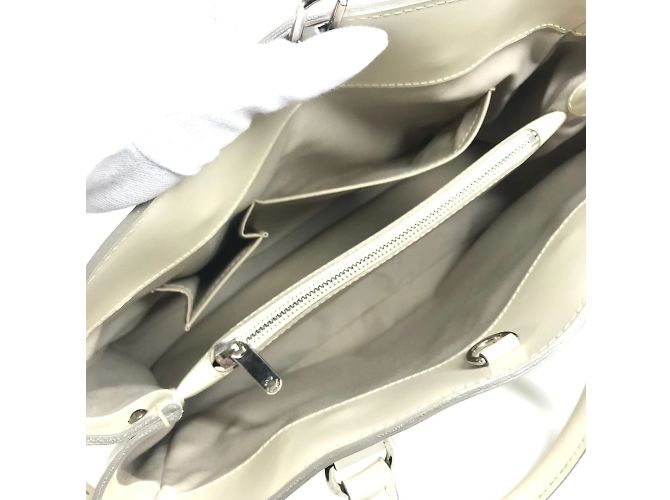 Borsa Tote Passy PM Epi di Louis Vuitton Bianco - vista 12