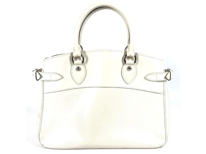 Borsa Tote Passy PM Epi di Louis Vuitton Bianco - vista 2