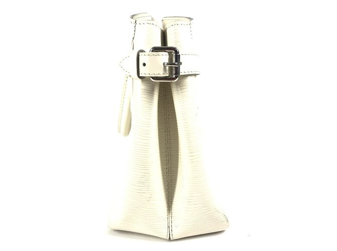 Borsa Tote Passy PM Epi di Louis Vuitton Bianco - vista 4