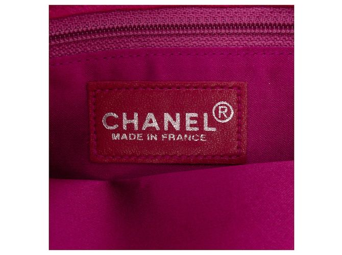 Chanel Pink Mini Wildleder Nieten Fransen Tote - Ansicht 5