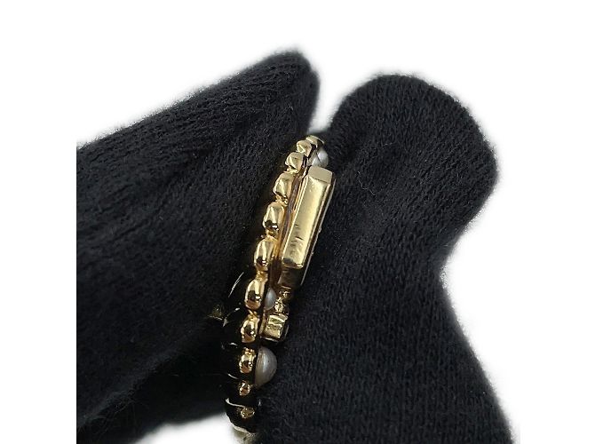 Orecchini a clip Chanel con motivo di strass e conchiglia - vista 7