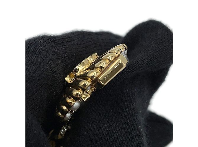 Orecchini a clip Chanel con motivo di strass e conchiglia - vista 8