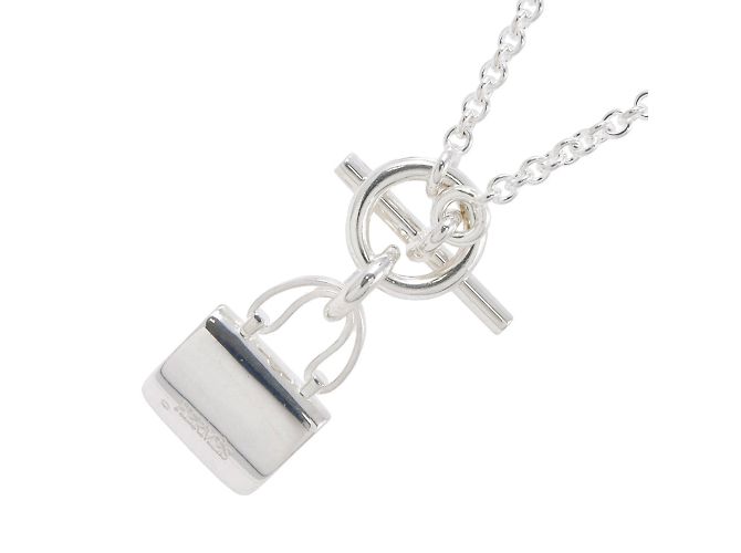 Hermès Pendente Amuleto Constance in Argento 925 di Hermes - vista 3
