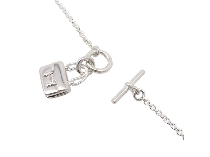 Hermès Pendente Amuleto Constance in Argento 925 di Hermes - vista 5