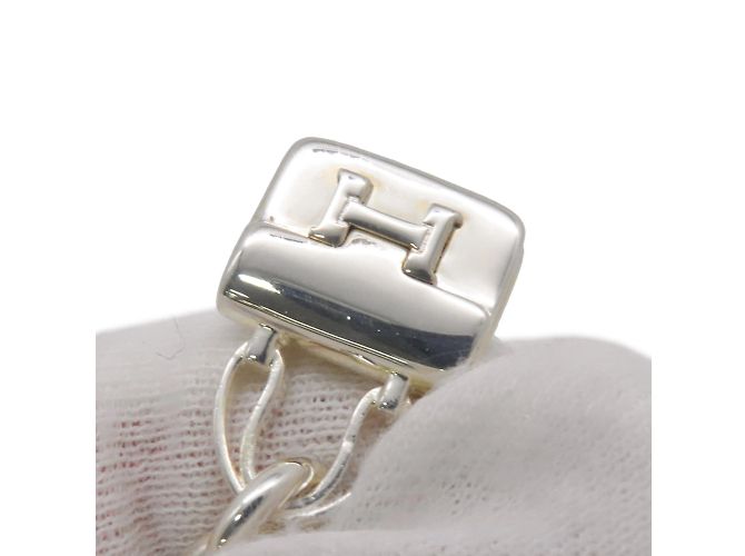 Hermès Pendente Amuleto Constance in Argento 925 di Hermes - vista 7