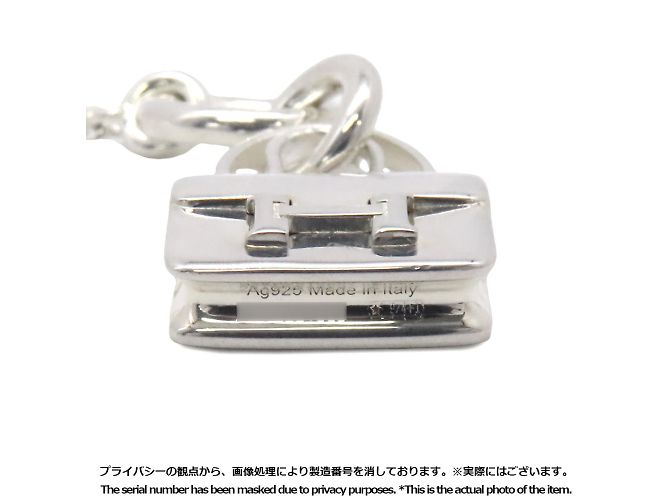 Hermès Pendente Amuleto Constance in Argento 925 di Hermes - vista 9