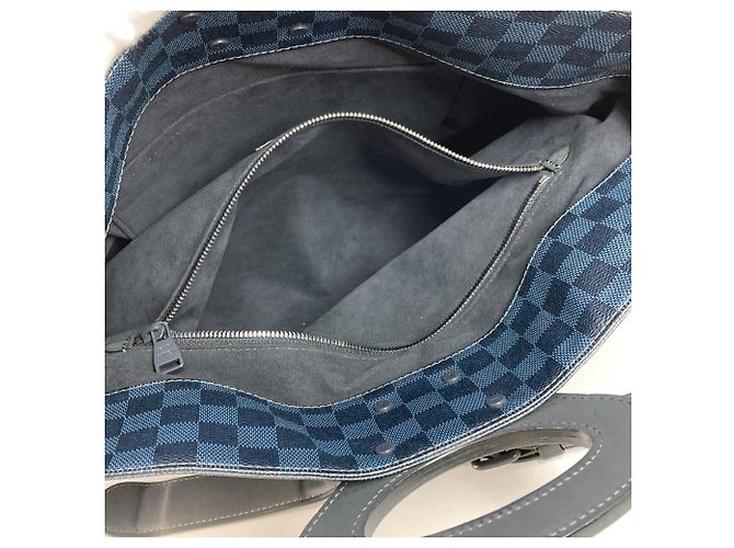 Borsa Tote NS Damier Cobalt Louis Vuitton Blu navy - vista 10