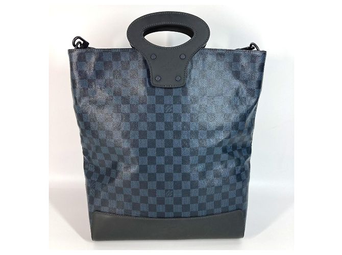 Borsa Tote NS Damier Cobalt Louis Vuitton Blu navy - vista 2