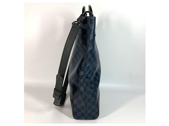 Borsa Tote NS Damier Cobalt Louis Vuitton Blu navy - vista 3