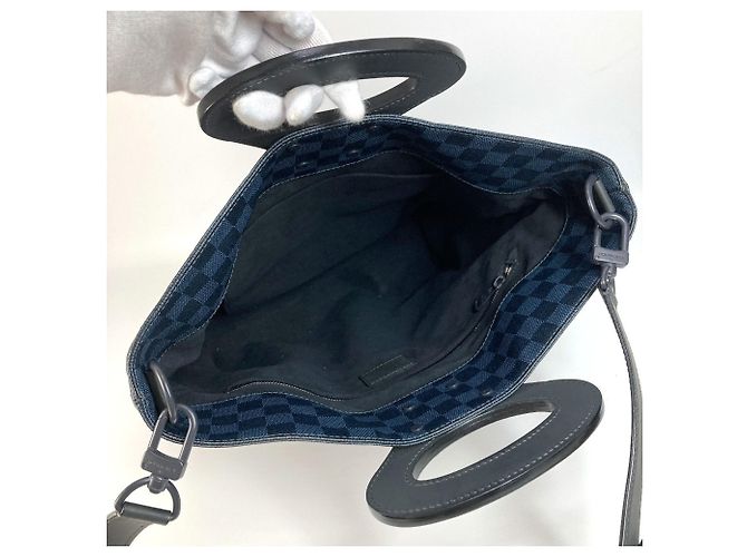 Borsa Tote NS Damier Cobalt Louis Vuitton Blu navy - vista 8
