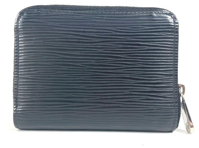 Monedero de cuero Epi Louis Vuitton Negro - vista 2