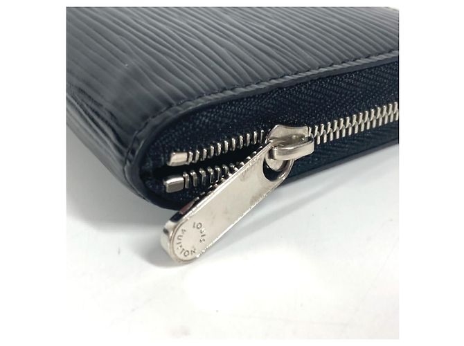 Monedero de cuero Epi Louis Vuitton Negro - vista 5