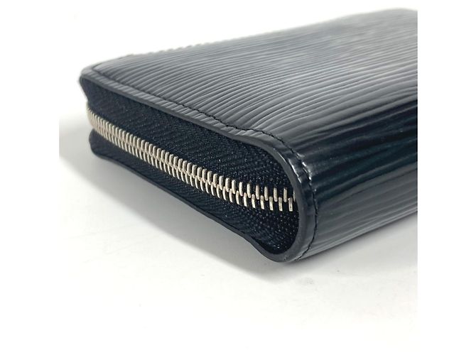 Monedero de cuero Epi Louis Vuitton Negro - vista 6