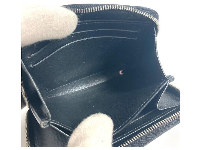 Monedero de cuero Epi Louis Vuitton Negro - vista 9