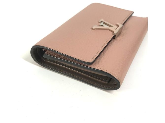 Billetera plegable Taurillon Louis Vuitton Rosa - vista 4