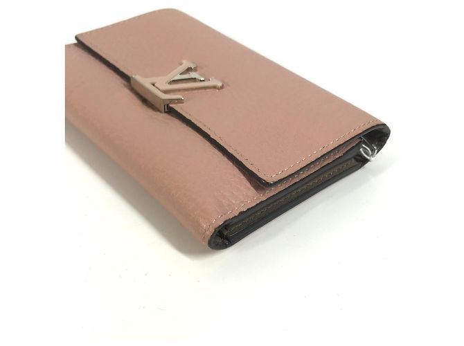 Billetera plegable Taurillon Louis Vuitton Rosa - vista 6