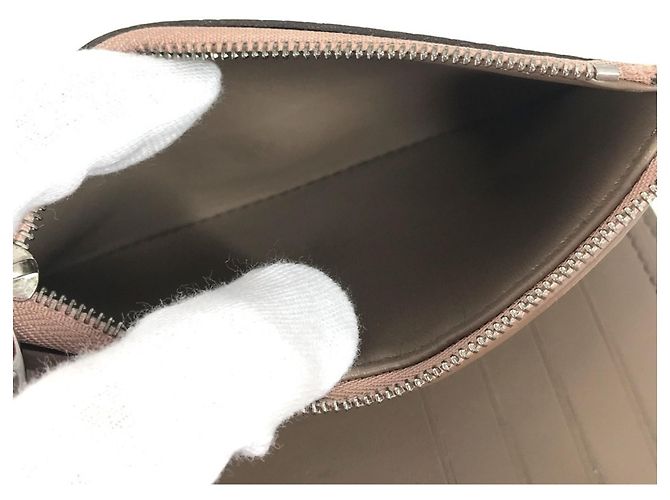 Billetera plegable Taurillon Louis Vuitton Rosa - vista 7