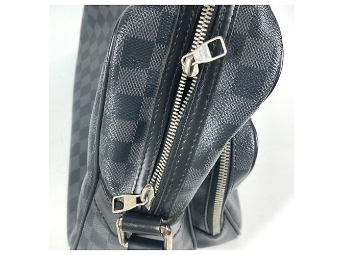Sac Io Damier Graphite Louis Vuitton Noir - vue 11