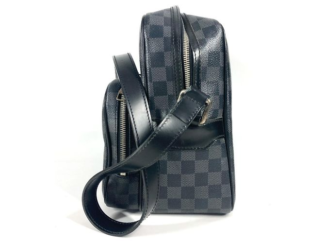 Sac Io Damier Graphite Louis Vuitton Noir - vue 4