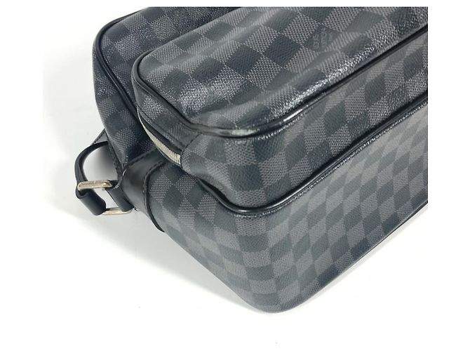 Sac Io Damier Graphite Louis Vuitton Noir - vue 7