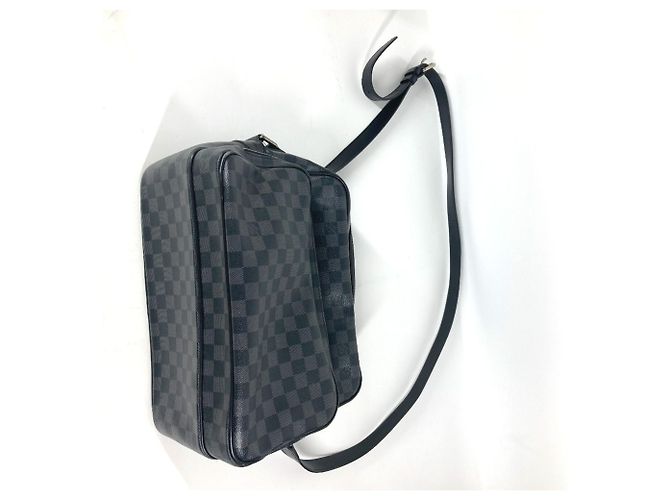Sac Io Damier Graphite Louis Vuitton Noir - vue 8